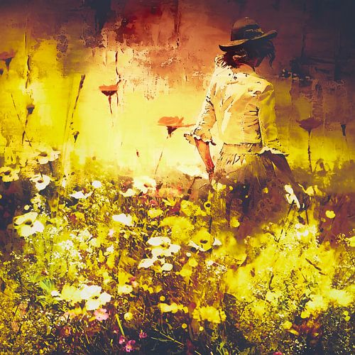 Genieten van de zomerse zonsondergang