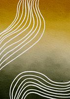 Timeless - abstract pattern olive green/true joy