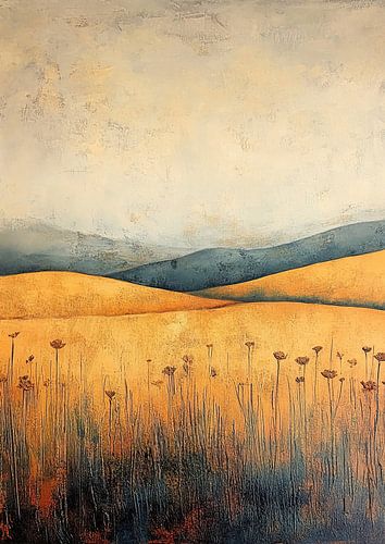 Landscape Gold by Wonderful Art