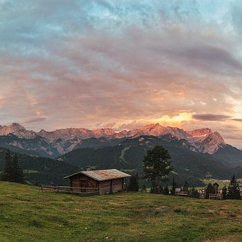 Zonsopgang bij de Ecknhütte