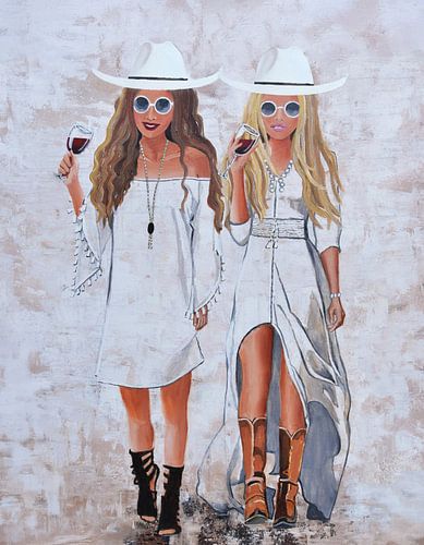 Girlfriends in Ibiza by Bianca ter Riet