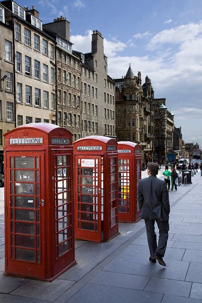 Lunchpauze op de Royal Mile van Niels den Otter