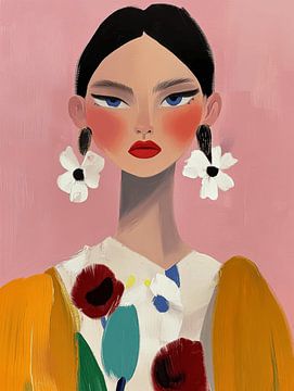 Resting Bloom Face van Carla Van Iersel