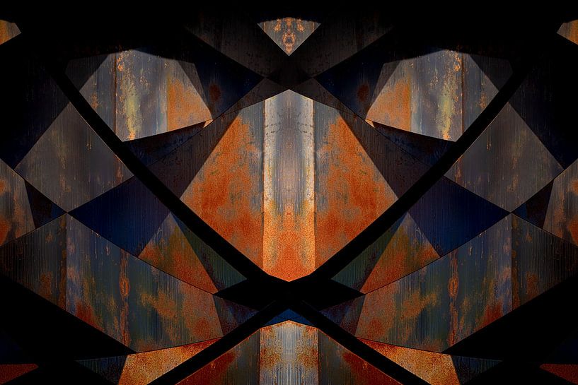 Rusty abstract by Greetje van Son