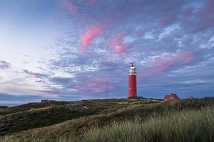 Leuchtturm von Texel Eierland nach Sonnenuntergang von Andre Gerbens