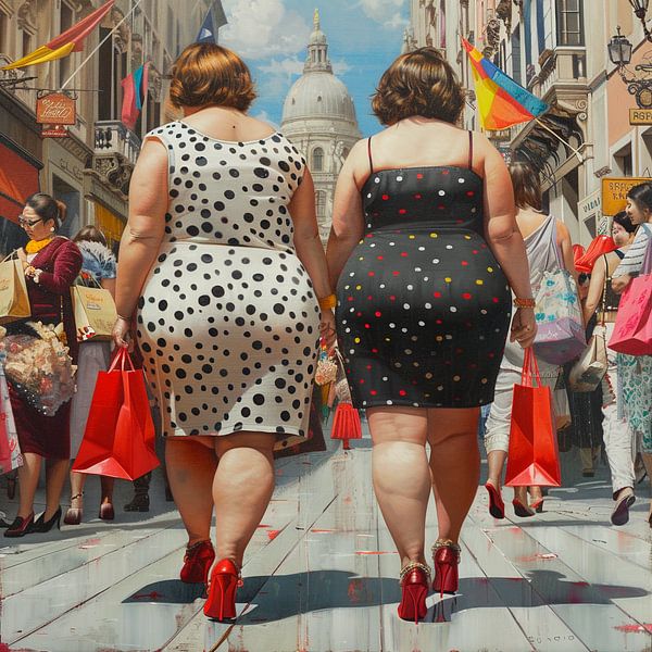 Fat ladies by Hetty Lamboo