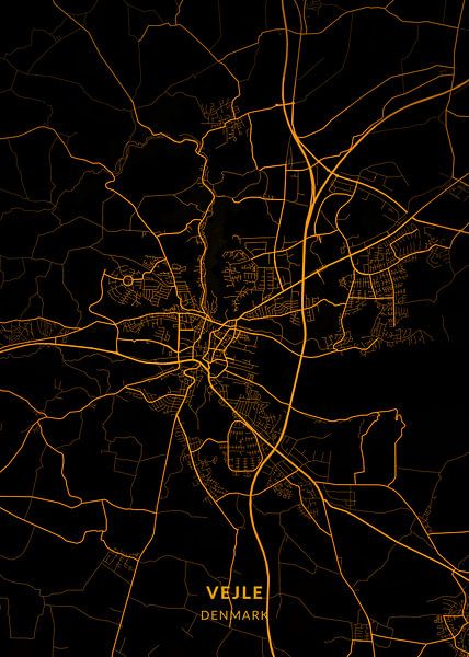 Vejle City Map by Kenda Maruyama