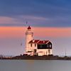 Sonnenuntergang am dem Pferd von Marken, Niederlande von Henk Meijer Photography