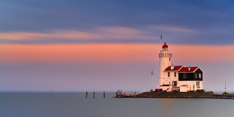 Sunset at the Horse of Marken, the Netherlands by Henk Meijer Photography