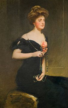 Portret van een dame, John White Alexander