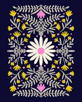 Volkskunst bloemen