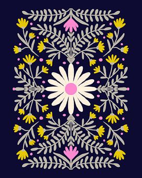 Volkskunst bloemen