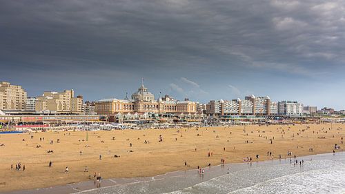 Panorama strand Scheveningen