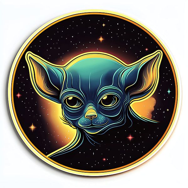 Cosmic Feline: Void Whisperer by Vythryd Arts