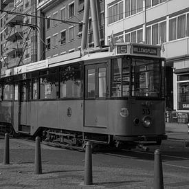 Alte Straßenbahn von Nathalie van der Klei