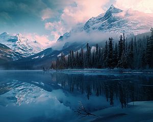 Romantische Winterlandschaft