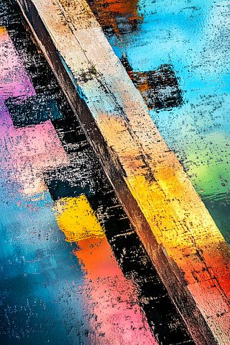 Motif abstrait de couleur avec texture