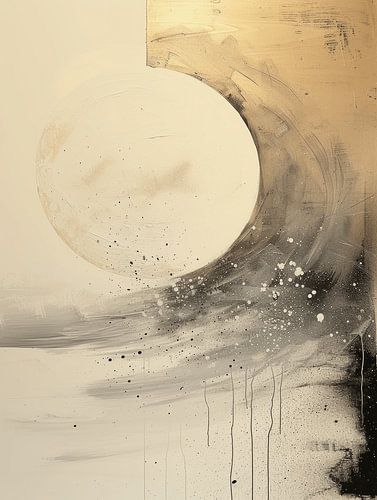 Wabi-sabi und Japandi modern und abstrakt