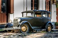 Oldtimer A-Ford in der Uruguay-Straße von Jan van Dasler Miniaturansicht