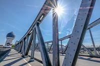 Railway bridge in sunshine