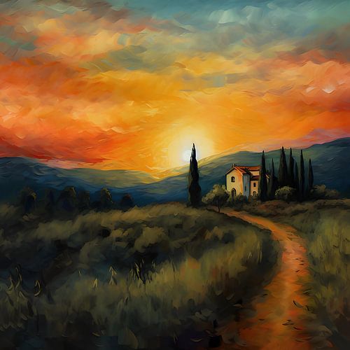 Toskanische Landschaft