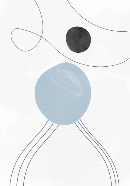 Scandinavian abstraction by Mad Dog Art