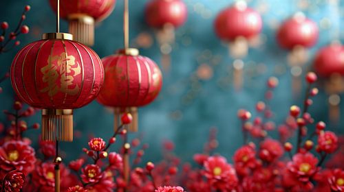 Motif chinois sur de-nue-pic