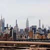 New York vanaf de Brooklyn brug van Ton Tolboom