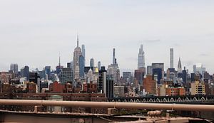 New York vanaf de Brooklyn brug