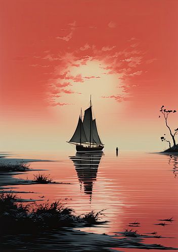 Zeilboot Zeilboot Maritiem Zee Poster Kunstdruk