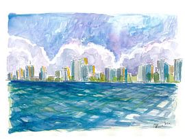 West Palm Beach Floride Vue de l'océan