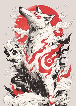 Der Fuchs im digitalen Sakura