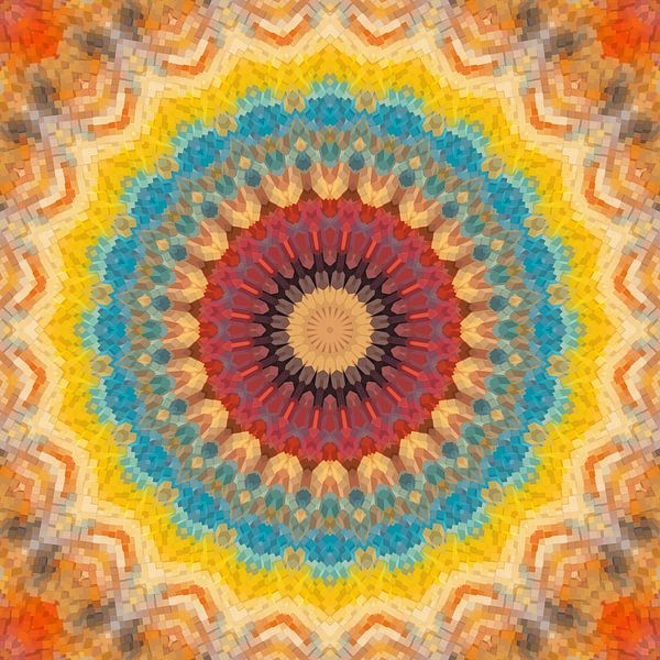Mandala Art 60 by Marion Tenbergen