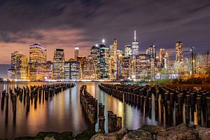 New York skyline van Chris van Es