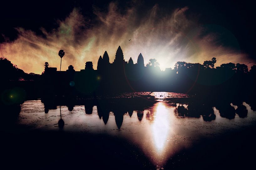 Angkor Wat Sunflare van BL Photography