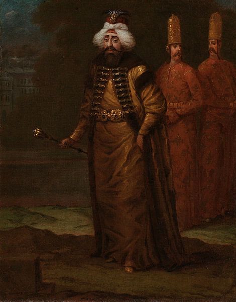 Sultan Ahmed III, Jean Baptiste Vanmour, vers 1727 - vers 1730 par Marieke de Koning
