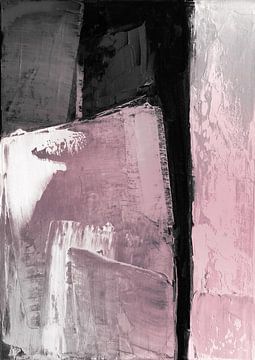 roze grijs abstract van Ela Szczepaniak