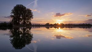 Sonnenaufgang in Nordholland von Peter Korevaar