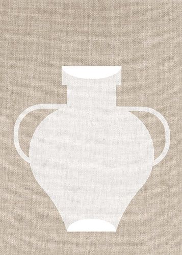 TW Living - Linen collection - vase white one
