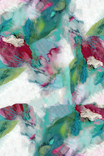 Vibrant Floral Abstract
