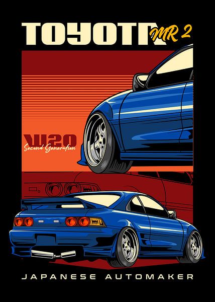 Toyota MR2 W20 JDM Auto von Adam Khabibi