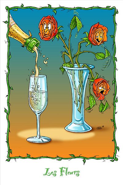 Thirsty Roses by Stan Groenland