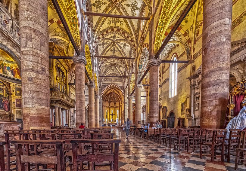 Basilica di Santa Anastasia, Verona, Italien von Johan Swaneveld