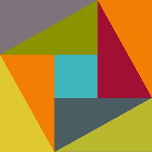 Gedrehtes Quadrat von Harry Hadders Design