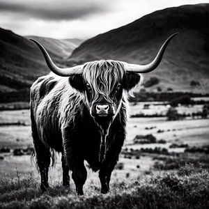 Scottish Highlander portrait by Dreamy Faces