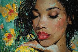 malerisches Bild einer Frau