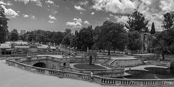 Jardin de la Fontaine in Nimes, Frankreich