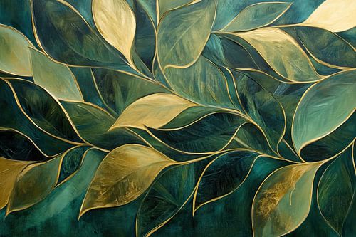 Gouden Groene Bladeren