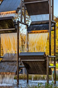 BADEN-WÜRTTEMBERG : Waterfall at the Schlossgartenhotel Stuttgart by Photoart-Naegele