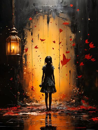 Banksy meets Pollock art